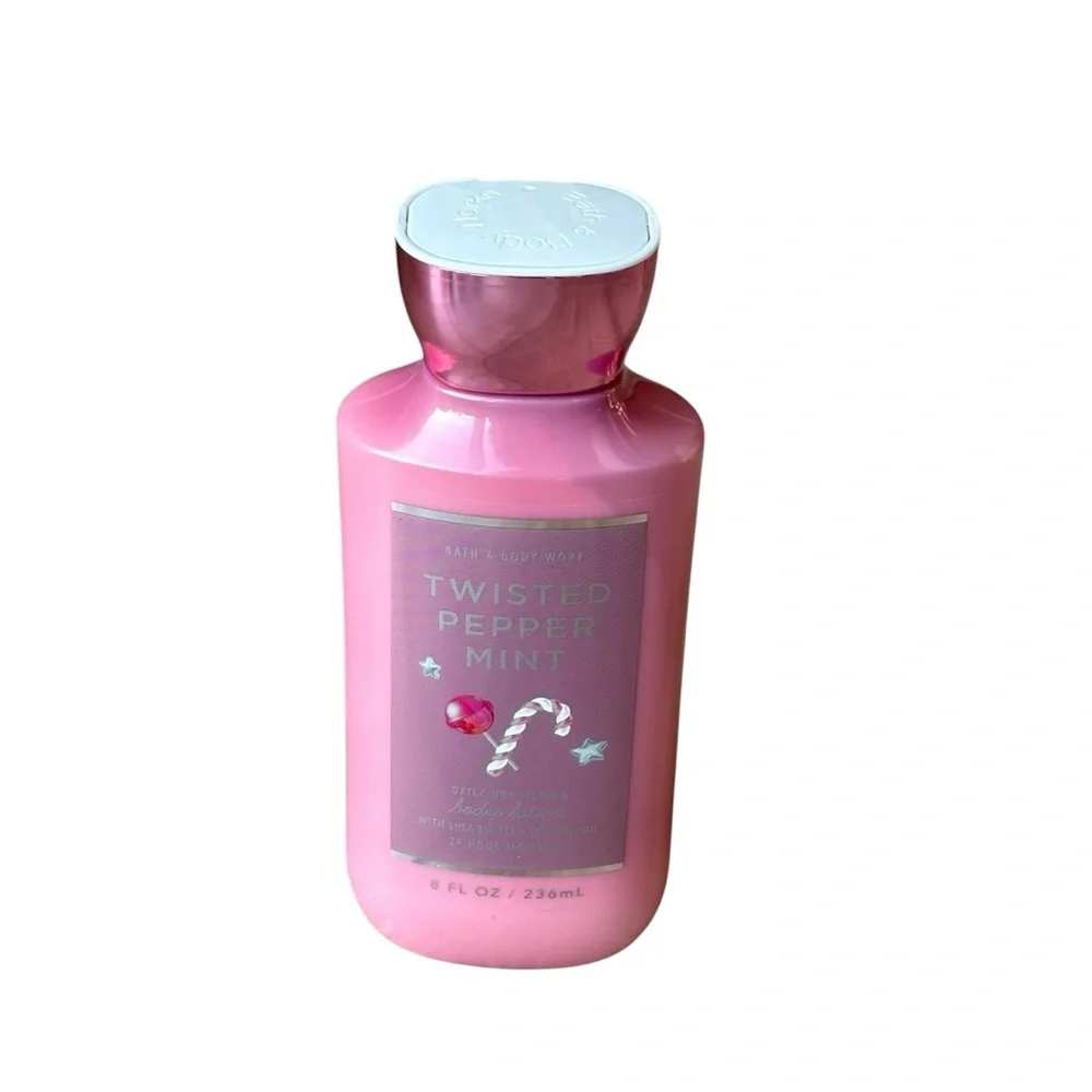 Bath & Body Works Twisted Peppermint Body Lotion 8 oz (A)
